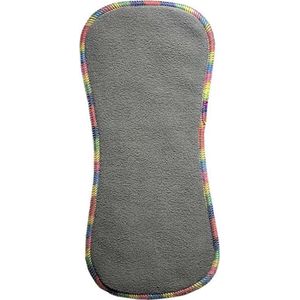 Wasbare inlegger new born (voor wasbare luiers)  - hoge kwaliteit 4-layer bamboe houtskool insert - booster tbv pocketluier