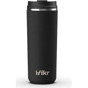 Hikr® Koffiebeker to go - Travel Mug - 500ml - Thermobeker - 18/8 RVS - Reisbeker - Lekvrij & Vacuüm - Roestvrij staal - Thermosbeker - Koffie & Theebeker