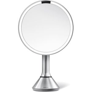 Spiegel met Sensor, Rond, 5x Vergroting, Zilver - Simplehuman