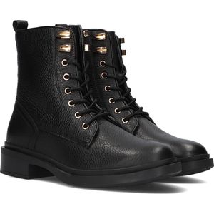 Omoda Tirza-26 Veterboots - Laarzen Met Veters - Dames - Zwart - Maat 37