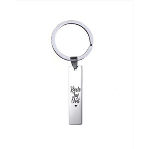 Sleutelhanger RVS -  Beste Juf Ooit