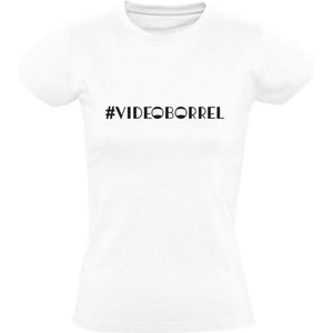 Videoborrel Dames T-shirt | bellen | videobellen | borrel