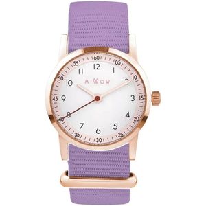 Millow - Blossom Violet - kinderhorloge meisje - kinder horloge - meisjes horloge - Design - tiener horloge meisje