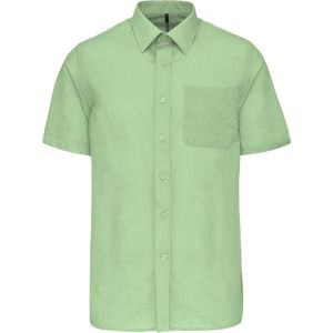 Kariban Overhemd in onderhoudsvriendelijk polykatoen-popeline korte mouwen heren K551 - Pistachio Green - 6XL