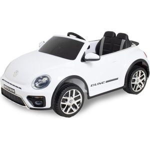 VW Dune Beetle Elektrische Kinderauto - Accu Auto - Sterke Accu - Afstandbediening - Wit
