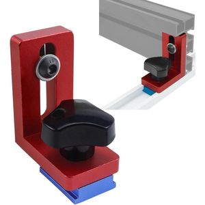 30 Type Geleiderail Stop voor T-Groef T-Tracks - Glijbanen - T-Rails Aluminiumlegering - Glijbaan Locator - Werkbank Houtbewerking .