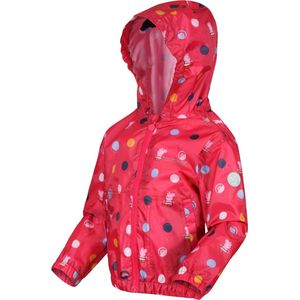 Regatta Peppa Pig Muddy Puddle Gevoerde Waterdichte Jas Met Opdruk - Outdoorjas - Kinderen - Roze