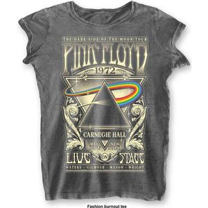 Pink Floyd - Carnegie Hall Dames T-shirt - M - Grijs