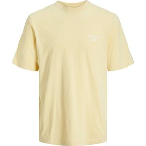 Jack & Jones t-shirt jongens - geel loose fit - JORcasablanca - maat 176