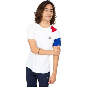 Le Coq Sportif Bat N°1 T-shirt Met Korte Mouwen Wit XL Man