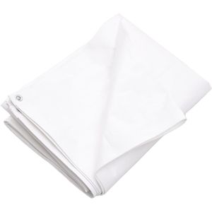 vidaXL Dekzeil - Dekzeilen - Tarp - Grondzeil - Dekzeil 260 g/m² 3x3 m HDPE wit