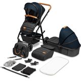 Lionelo Amber 2in1 - Kinderwagen - XXL SET - lichte alumimnium - tot 22kg