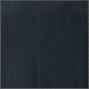 vidaXL - Vloerkleed - vierkant - 100x100 - cm - bamboe - grijs
