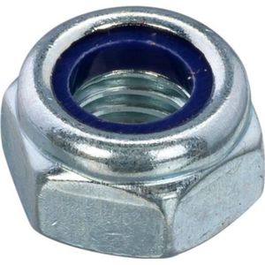 Zelfborgende borgmoer M8 din 985 - zak a 10 stuks - zeskant moer