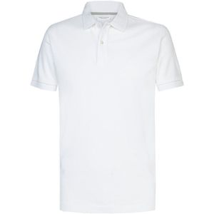 Profuomo slim fit heren polo - wit - Maat: L
