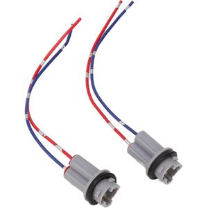 Installatie DIY Pigtail Light Socket - Fijne Vakmanschap en Isolatie prestaties voor T15 Lamphouder geschikt voor T10 W5W 168 194 LED Lamp voor Auto en Vrachtwagen(dAtA.