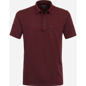 CASA MODA comfort fit heren polo - rood - Maat: 5XL