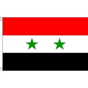 CHPN - Vlag - Vlag van Syrië - Syrische vlag - Syrische Gemeenschap Vlag - 90/150CM - Syrië vlag - Vlag van Syrië - Damascus - Zonder stok
