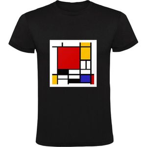 Mondriaan Henren T-shirt - kunst - schilderij - kunstenaar