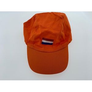 Baseball cap met NL vlag Oranje