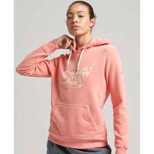 Superdry Vintage Shadow Hood Dames Trui - Roze - Maat S