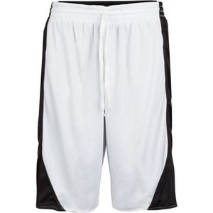 Burned Dubbelzijdig Short - Sportbroek - Zwart / Wit - XL