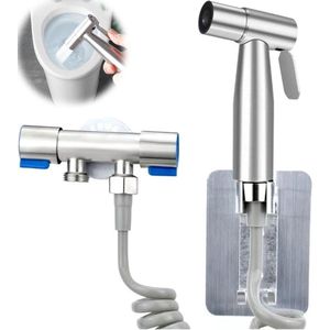 Handheld Bidet Toilet Sproeier Rvs Kit-Bidet Attachment-Toilet Sproeier Handheld Bidet Kit