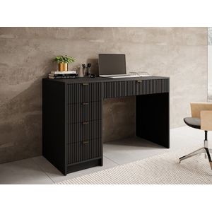 Meubella - Bureau Tavares - Zwart - 120 cm