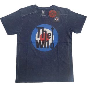 The Who - Target Logo Heren T-shirt - L - Blauw