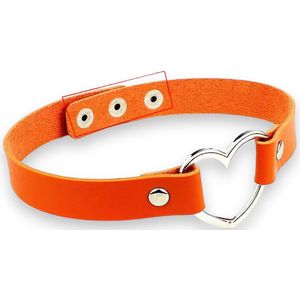 T008 Sexy Punk Style Choker In Het Oranje