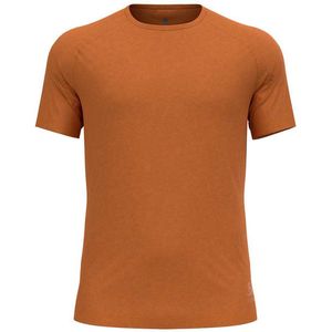 Odlo Crew Active 365 T-shirt Met Korte Mouwen Oranje XL Man