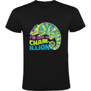 I'm One in Chamillion Heren T-shirt - dieren - kameleon - gedrag - camouflage - hagedis - reptiel - insect - grappig