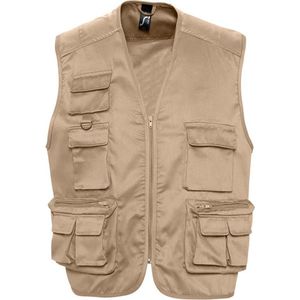 SOLS Wild Unisex Full Zip Waistcoat Bodywarmer Jacket (Touw)