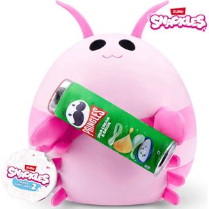 Snackles knuffel XL - Garnaal Lily met Pringles Chips 55 cm - Pluche Squishy Snackels Zuru Kawaii Kussen