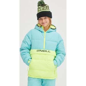 O'Neill Jas Girls O'RIGINALS PUFFER ANORAK Aqua Sea Colour Block 152 - Aqua Sea Colour Block 52% Polyester, 48% Gerecycled Polyester