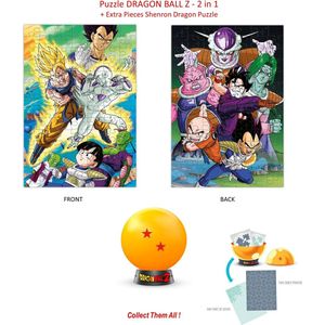 DRAGON BALL Z - Collectible Puzzle - 2 Stars - 2in1 Puzzle + Extra