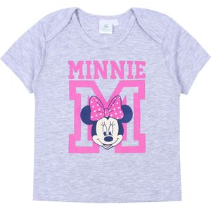 Grijs gemêleerd baby T-shirt Minnie Mouse