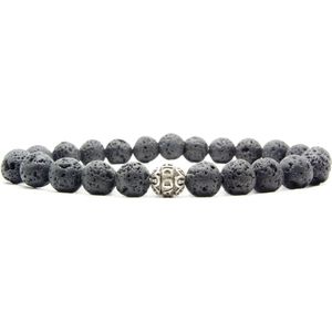 Beaddhism - Armband - Lava - Gosha - 8 mm - 22 cm