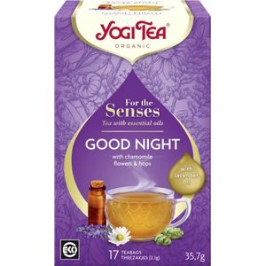 Yogi Tea For the Senses Good Night - pakje van 17 theezakjes