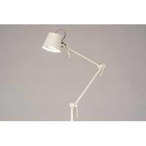 Lumidora Vloerlamp 74428 - SYDNEY - GU10 - Wit - Creme - Metaal