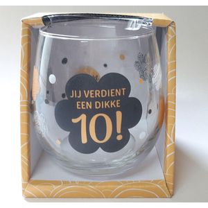 Water- wijnglas Jij verdient een dikke 10