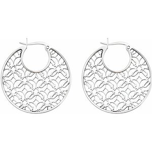 Oorbellen Dames Police PJ25593ESS.01 Roestvrij staal 3 cm