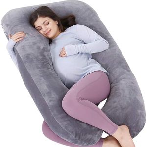 Borstvoedingskussen,zijslaapkussen, Katoen -pregnancy pillow, support pillow 55 Inch