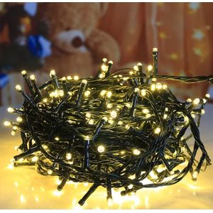 Kerstverlichting- buiten & binnen - 50 M- 1000 LED lampjes - Warm Wit -8 modi - Lichtsnoer - Kerstboomverlichting - Christmas