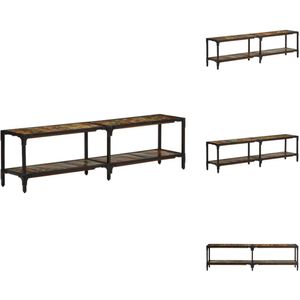 vidaXL Tv-kast - Tv-kasten - Tv-meubel - Hifi-meubel - Tv-meubel 150x30x41 cm massief gerecycled hout