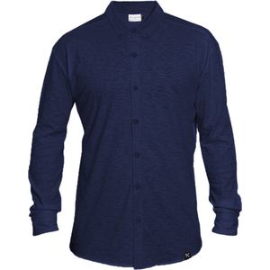 Overhemd - Biologisch katoen - navy - M