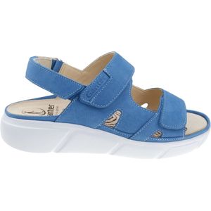Ganter Halina - dames sandaal - blauw - maat 37 (EU) 4 (UK)
