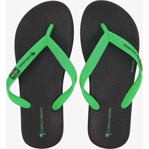 Copacabana kinder teenslippers zwart - Maat 33