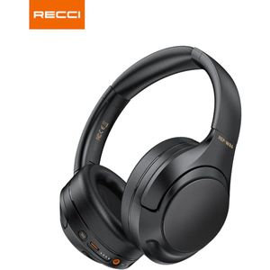 Recci REP-W86 - Draadloze ANC Headset met Hi-Fi Geluid - Zwart