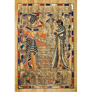 Tutankhamun Presentatie | Houten Legpuzzel | 2000 Stukjes | King of Puzzle | 59 x 88 cm